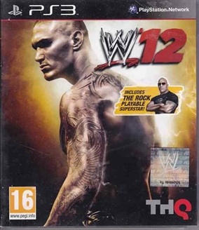 WWE 12 - PS3 (B Grade) (Genbrug)
